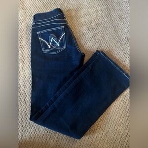 Wrangler Dark Blue Boot Cut Jeans